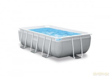 Basen stelażowy prostokątny Prism Frame 300x175x80 cm 26784GN