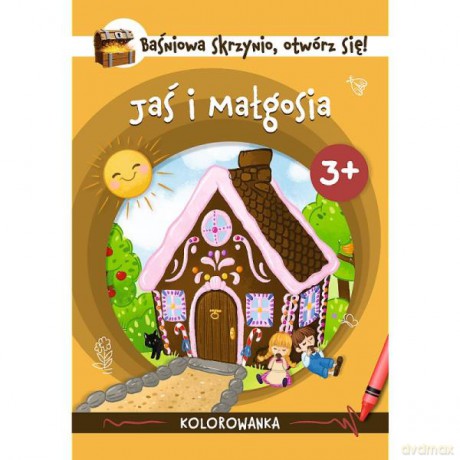 Baśniowa skrzynio otwórz się! Kolorowanki. Jaś i Małgosia KS09956