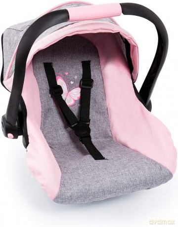 Bayer Fotelik samochodowy dla lalki z baldachimem Deluxe Car Seat 67933AA