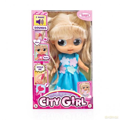 Bayer Lalka City Girl 31 cm z dźwiękiem 93221AE