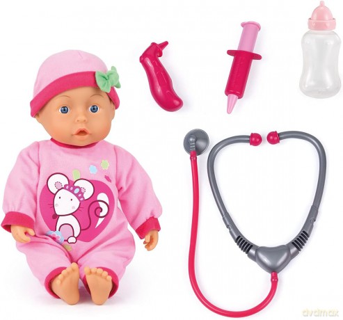 Bayer Lalka Doctor set Doktor 33 cm zestaw 93378AA