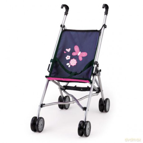 Bayer Wózek spacerówka dla lalki Buggy różowo-niebieski 30113AA