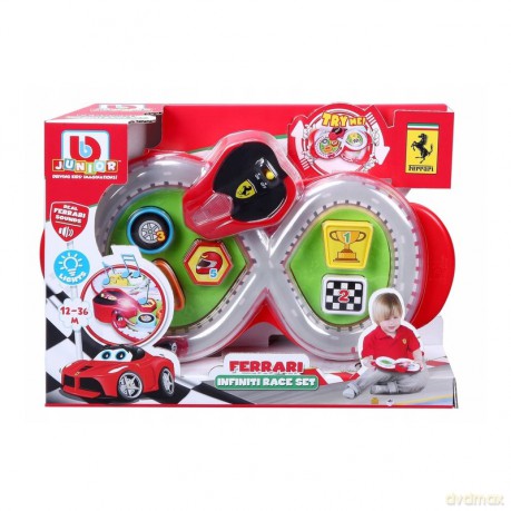 BBURGO 81401 Tor nieskończoności z autkiem Ferrari