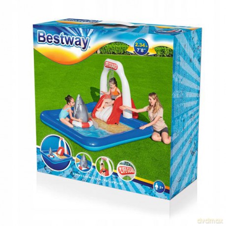Bestway Dmuchany plac zabaw basen + zabawki 53079