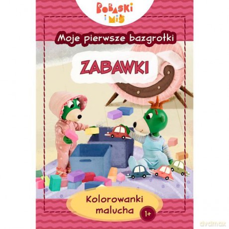 Bobaski i miś. Moje pierwsze bazgrołki. Kolorowanki malucha. Zabawki KS66225