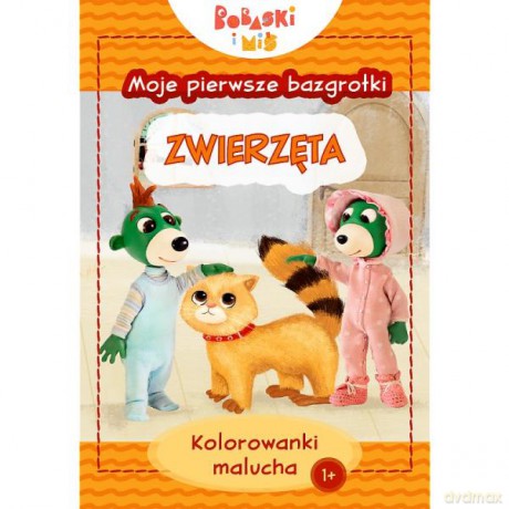 Bobaski i miś. Moje pierwsze bazgrołki. Kolorowanki malucha. Zwierzęta KS66195
