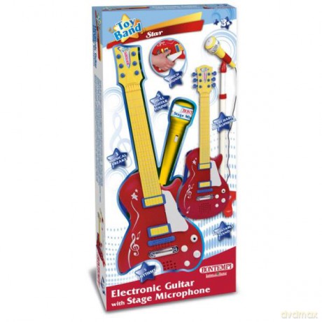 Bontempi Star Gitara rockowa z mikrofonem scenicznym 245832