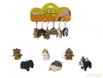 Brelok zwierzęta mix 5-6 cm [FIGURKA]