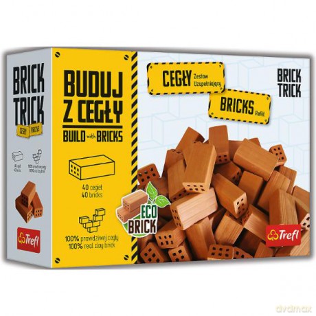 Brick Trick Cegły pełne 40 szt 61553 [KLOCKI]