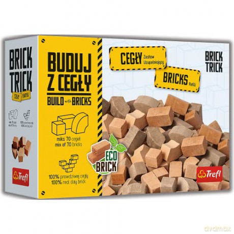 Brick Trick cegły zamkowe mozaika 70 sztuk 61558 [KLOCKI]