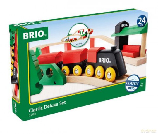 BRIO 33424 Podstawowa kolejka zestaw Deluxe