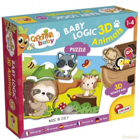 Carotina Baby Logic 3D zwierzęta 92536 [GRA]