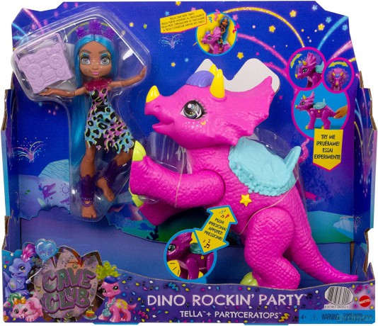 Cave Club Tella + Muzyczny dinozaur Partyceratops GXP20