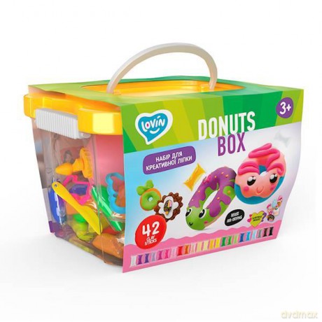 Ciastolina Zestaw kreatywności Donuts box 70109