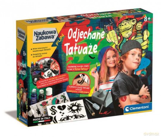 Clementoni Naukowa zabawa. Odjechane tatuaże 50721