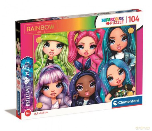 Clementoni Puzzle 104el Brilliant Rainbow High 20343 [PUZZLE]