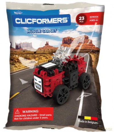 CLICFORMERS Auto 23 elementy woreczek 809004 [KLOCKI]