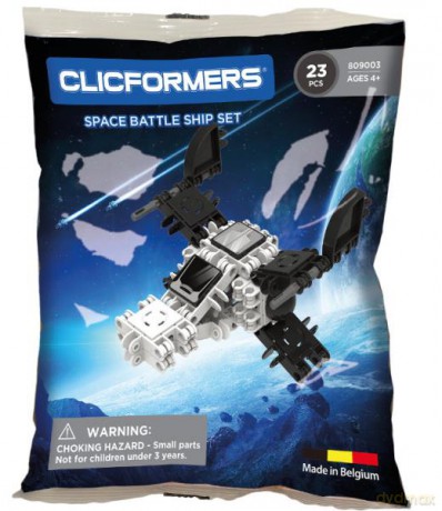 CLICFORMERS Statek kosmiczny 23 elementy woreczek 809003 [KLOCKI]