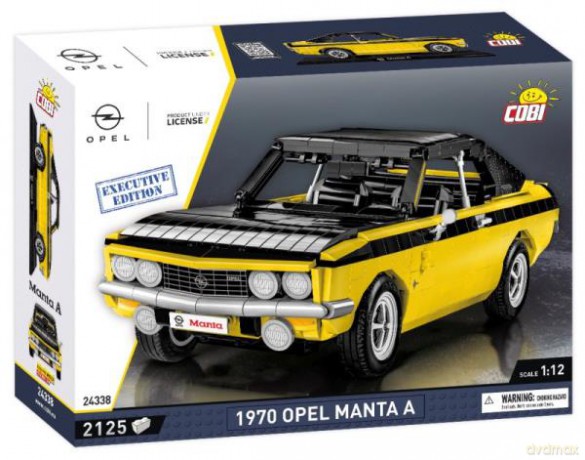 COBI 24338 Cars Opel Manta A 1970 - Executive Edition 2125 klocków [KLOCKI]