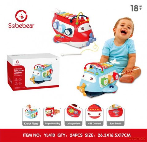 Cymbałki samolot na baterie mix