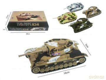 Czołg 14 cm 4 kolory XG879/104 mix