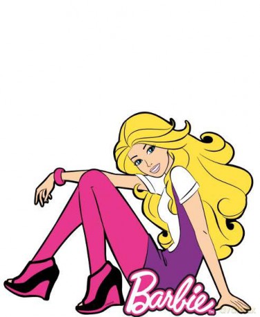 Dekoracja ścienna Barbie3 25 cm.
