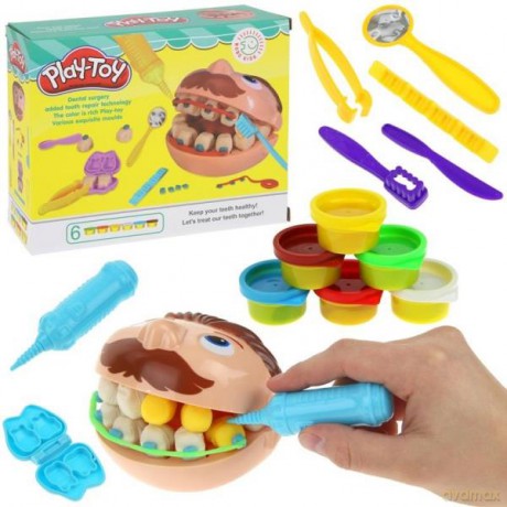 Dentysta ciastolina + tuby