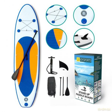 Deska SUP Stand Up Paddle 300 cm pomarańczowo - niebieska PDB-40002 JoySports