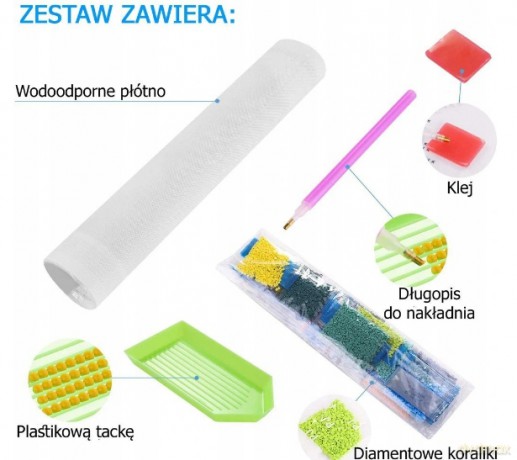 Diamentowa mozaika Drzewo fioletowe 1005273