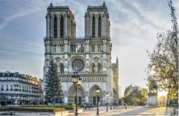 Diamentowa mozaika Katedra Notre Dame 6496