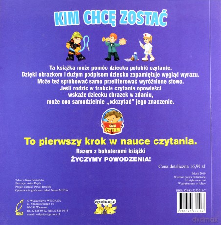 Kim Chcę Zostać Sam Czytam (twarda) [KSIĄŻKA]