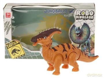 Dinozaur brązowy na baterie 551497 [FIGURKA]