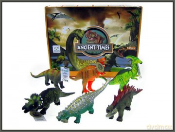 Dinozaur miękki 31 cm 6 wzorów X777-4 [FIGURKA]
