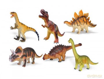 Dinozaur miękki 50-60 cm 6 wzorów 2608 mix [FIGURKA]
