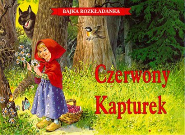 Czerwony Kapturek Bajka Rozkładanka (twarda) [KSIĄŻKA]