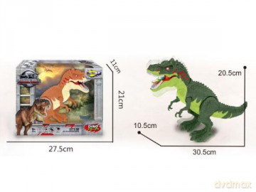 Dinozaur na baterie światło i dźwięk Bigtoys BM4594 mix [FIGURKA]