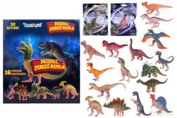Dinozaur w saszetce 16 wzorów 1003576 mix op.32 MIX [FIGURKA]