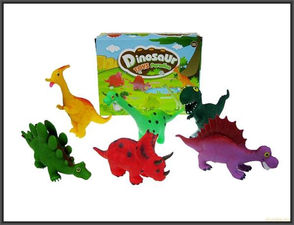 Dinozaury bajkowe 27 cm 6 wzorów [FIGURKA]