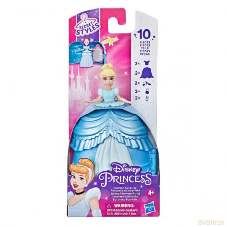 DISNEY PRINCESS Sekretny Styl Laleczka z domkiem F0378 mix