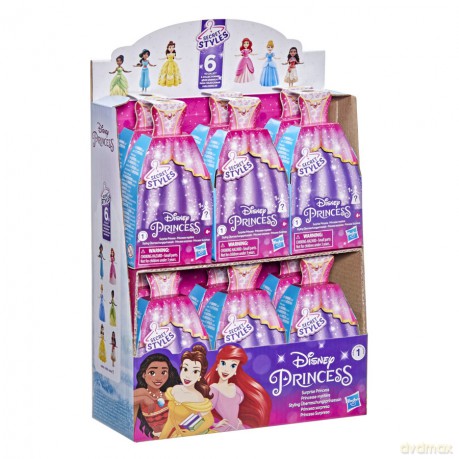 DISNEY PRINCESS Sekretny Styl Mini laleczka suprise F0375