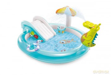 Dmuchany plac zabaw Aligator 201x170x84 cm 57165NP