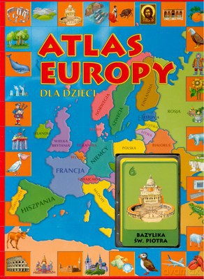 Atlas Europy Dla Dzieci Z Kartami [KSIĄŻKA]