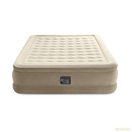 Dura Beam Deluxe Series Dmuchane łóżko QUEEN z technologią Fiber-Tech 152 cm x 203 cm x 46 cm, wbudowana pompka (220-240V) 64428NP