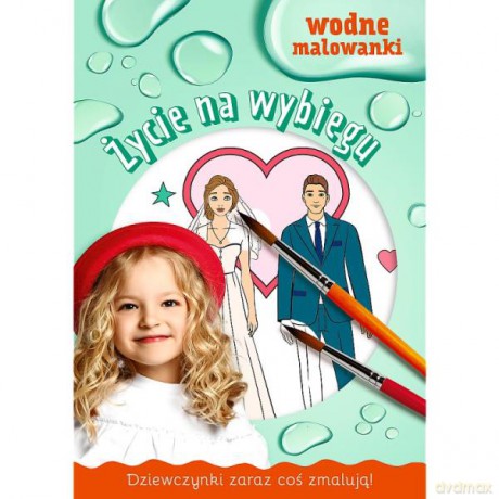 Dziewczynki zaraz coś zmalują. Malowanki wodne. Życie na wybiegu 09888