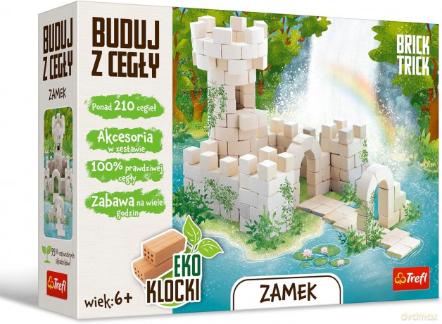Eko Klocki Brick Trick Buduj z cegły Zamek 61539 [KLOCKI]