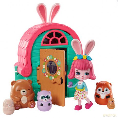 Enchantimals Domek zwierzaczki niespodzianki mix GTM46