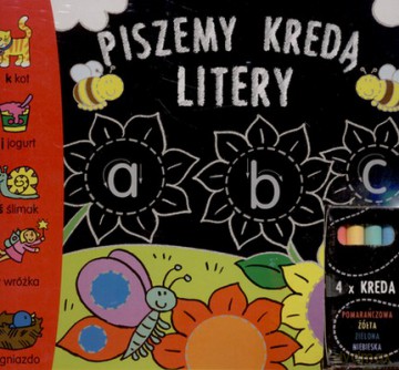 Piszemy Kredą Litery (twarda) [KSIĄŻKA]