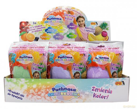 EP Pachnąca Chmurkolina seria 3 Zmieniająca kolor - 1 pack (60g) 6 wzorów mix 04242