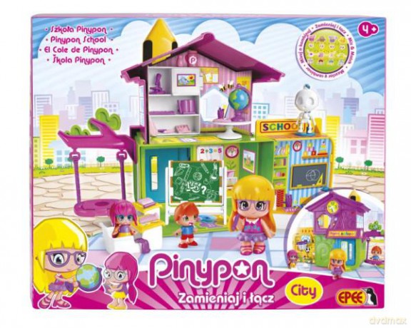 EP PinyPon CITY - Zestaw Szkoła z 3 laleczkami i akcesoriami 14102 [FIGURKA]