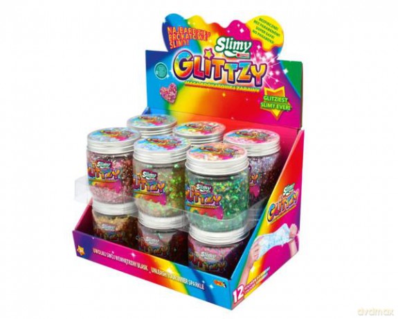 EP Slimy Glitzi słoiki 240g mix 12 wzorów 03853, P12 szt
